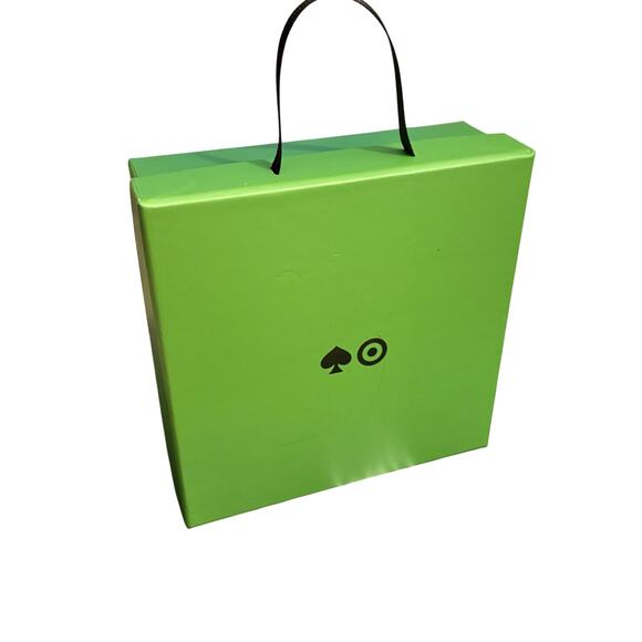 Kate Spade Green Hoop Earrings NIB Green and Gold Tone - Picture 5 of 5